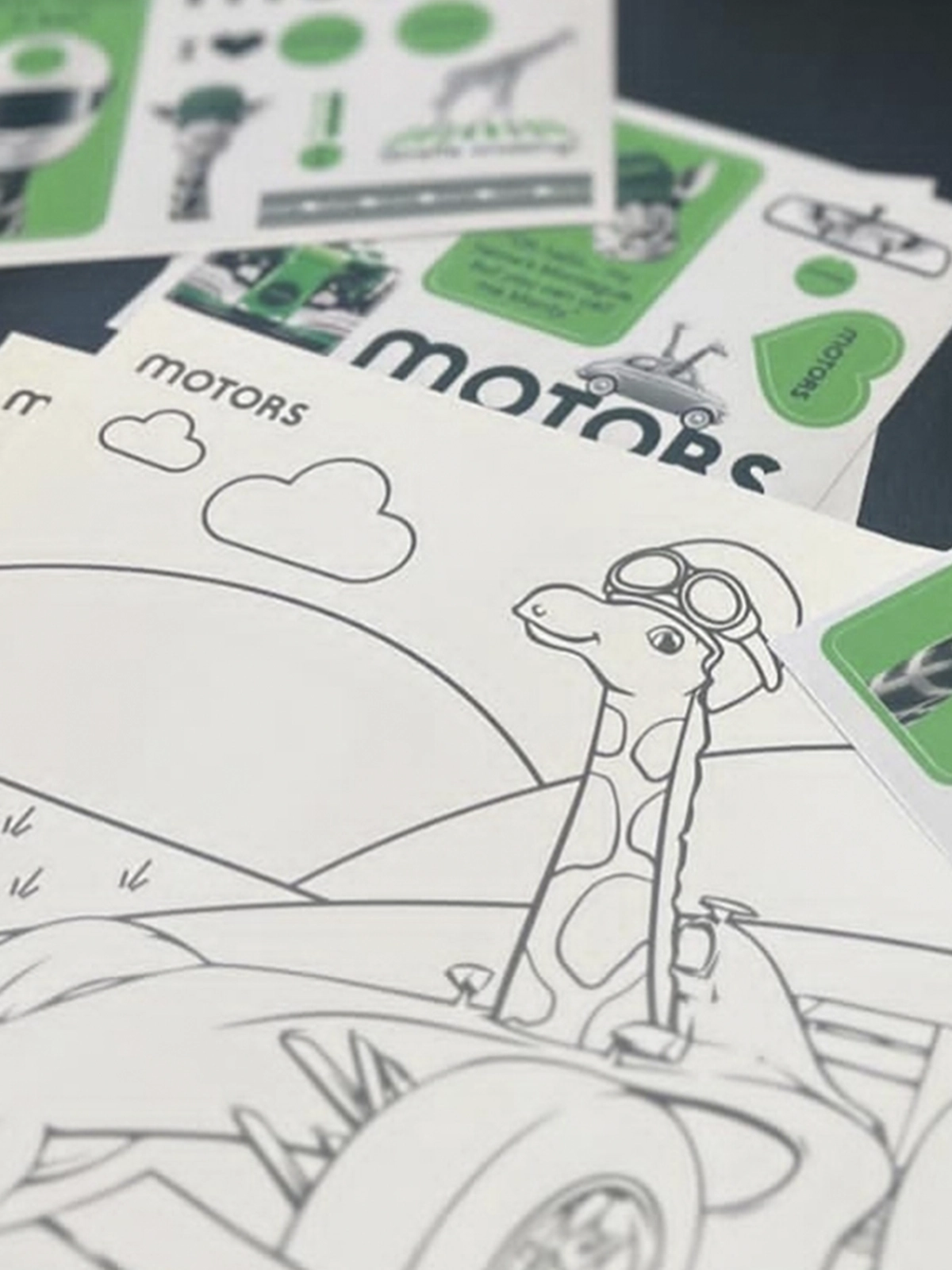 Colouring in sheets